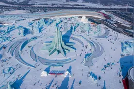 第二十六届哈尔滨冰雪大世界盛装开园，今冬冰雪欢乐正式启航图片