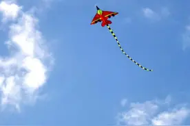大家‖风筝还在天上飞图片