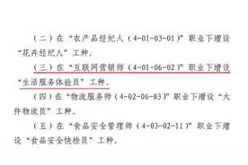 “生活服务体验员”新职业正式发布，数百万探店达人“正名”图片