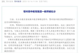 与他人合伙经商，鄂州一教师被处分图片
