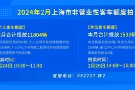 2月份拍牌下周六举行，警示价92100元图片