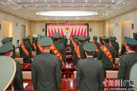 武警梅州支队举行2025年春季满服役期士兵退役仪式图片