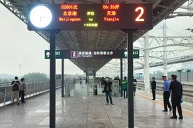 京津城际铁路亦庄站今起试运营，记者试乘探访——图片