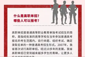 长图 | 湖南单招报考在即，填报志愿前要了解这些图片