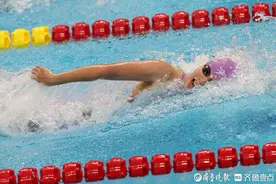 观潮|亚运会女子4x100米自由泳接力，杨浚瑄为山东夺得第六金图片