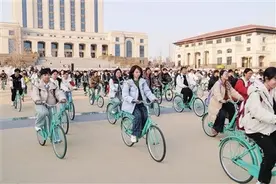 理工大首批600余辆废弃单车改造再利用图片