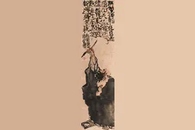 张宜画怀素，画出一种书画合一的张力图片