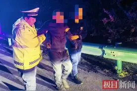 老人晚上出门接孙子误上高速，民警及时救助送其回家图片