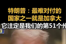 特朗普：最难对付的国家之一就是加拿大，它注定是我们的第51个州图片