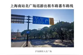 网约车、出租车、私家车如何“各行其道”？前往上海南站看图识路→图片
