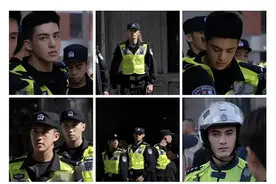 热搜第一！上海警察在外滩火成一道风景！网友直呼：这也太帅了吧图片