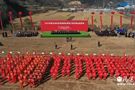2023年度全省林业系统森林草原火情早期处置演练在黄陵举行图片
