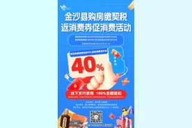 重磅福利！金沙县购房缴契税返消费券促消费活动开启图片