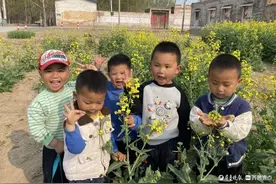 烟花四月去踏青，东昌府区大荣幼儿园一起“趣”春游图片