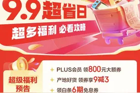 京东9.9超省日9月8日晚8点开启 9.9元打包带走18件好物图片