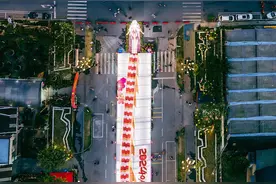 400米长龙朋克机械风！来佛山陈村逛花街“行运一条龙”图片