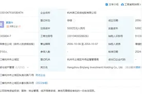 法人变更被误解为国资收购，滨江集团回应图片