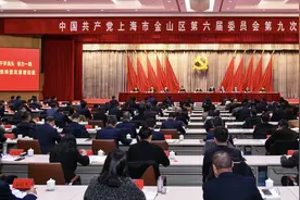 六届金山区委九次全会举行图片