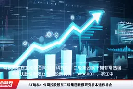 ST瑞科：公司控股股东二轻集团积极研究资本运作机会