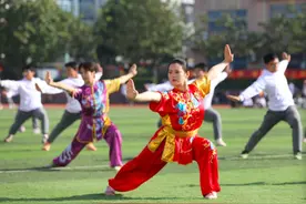 长沙同升湖学校：操场就是江湖，这里有一群武林小将图片