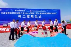 这个年产20万吨的高端新材料项目开工！图片