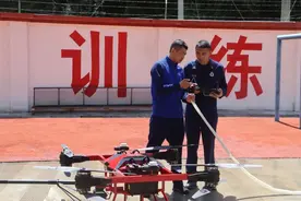 西藏林芝探索无人机森林灭火战术图片