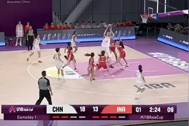 小试牛刀！张子宇13分钟砍19分，帮助U18女篮迎来开门红图片