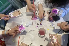 【美德信用建设】“芳香四溢·美德愈心灵”——崂山区中韩街道开展香薰挂件DIY活动图片