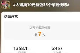 合肥“10元吃35个菜”摊主宣布暂时关门：太累了……图片