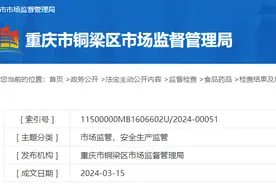 重庆市铜梁区2批次牛蛙抽检不合格图片