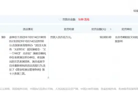 大张伟演唱会，被罚5万元！图片