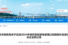 平台征集！2024年绿色智能家电家居以旧换新补贴即将发放图片