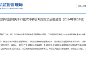 “有术”“衡美肤”“伦敦小蝴蝶”“冰韵”等29批次化妆品不合格图片