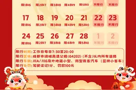 事关春节出行！成都交警重要提醒！图片