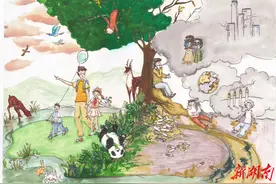 孩子眼里的“控烟”丨湖南2幅青少年控烟绘画作品获全国嘉奖图片