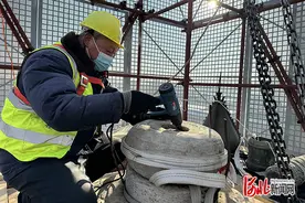 全国现存最高石经幢赵州陀罗尼经幢开始大修图片