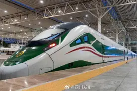 “高原版”复兴号动车在成都载客运营图片