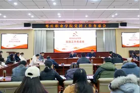 枣庄职业学院召开党团工作务虚会图片