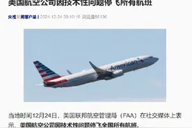 美国航空公司停飞全美所有航班图片