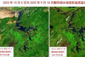 扩大695平方公里！鄱阳湖今年首次出现→图片