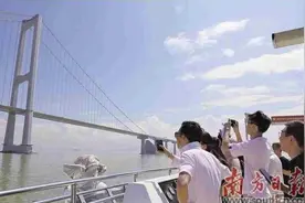 深圳开通深中通道海上观光航线图片