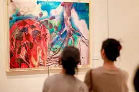 海上世界巢美术馆迎新年首展，新锐艺术家带来赛博朋克风展览图片