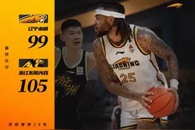 赵继伟缺阵 辽篮99-105再负浙江广厦图片