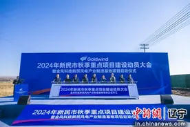 填补全省产业空白!金风科技新民风电产业制造基地项目启动 新能源产业集群愿景照进现实图片