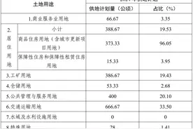 合肥今年计划供应土地1990公顷，居住用地供应占比19.53%图片