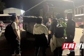 张家界国家森林公园袁家界景区深夜救援 护送中外游客安全下山图片