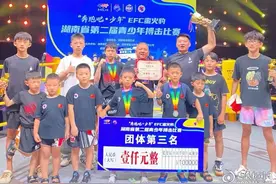 双峰武术协会荣获湖南省第二届青少年搏击比赛团体季军图片