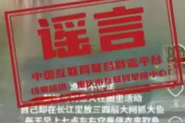重庆万州渔政人员在长江放网抓鱼？谣言！图片