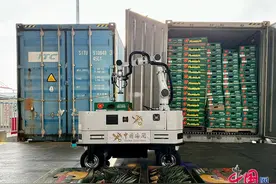 智能查验机器人亮相5G智慧港口 深圳海关聚焦“双智”建设为改革赋能增效图片