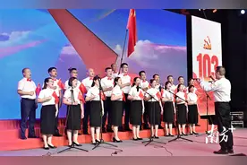 七迳镇举行庆祝建党103周年歌咏比赛图片